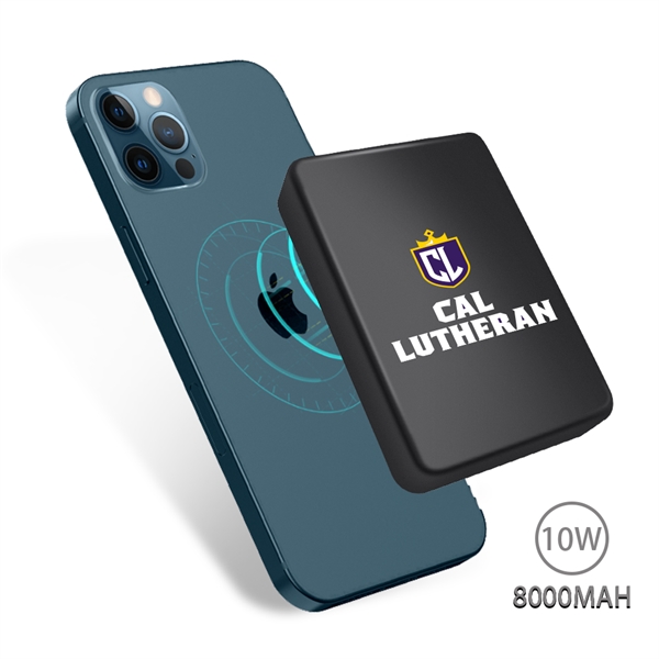 Honey Lake 8000mAh Magnetic Power Bank and Wireless Charger - Honey Lake 8000mAh Magnetic Power Bank and Wireless Charger - Image 0 of 6