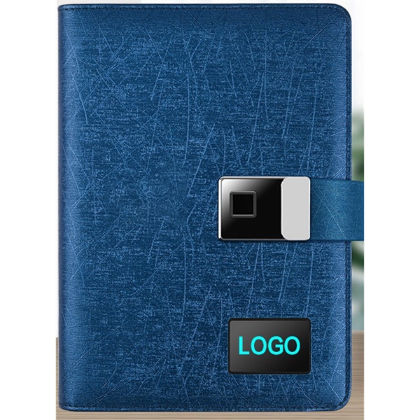 Fingerprint Lock Diary with Power Bank $ USB Drive - Fingerprint Lock Diary with Power Bank $ USB Drive - Image 1 of 2