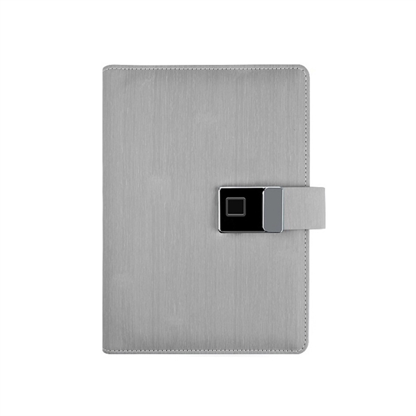Fingerprint Lock A5 Notebook with Power Bank & USB Drive - Fingerprint Lock A5 Notebook with Power Bank & USB Drive - Image 4 of 5