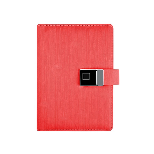 Fingerprint Lock A5 Notebook with Power Bank & USB Drive - Fingerprint Lock A5 Notebook with Power Bank & USB Drive - Image 5 of 5