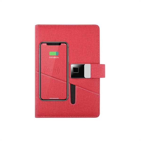 10000 mAh Fingerprint Lock a5 Notebook with USB Drive - 10000 mAh Fingerprint Lock a5 Notebook with USB Drive - Image 2 of 4