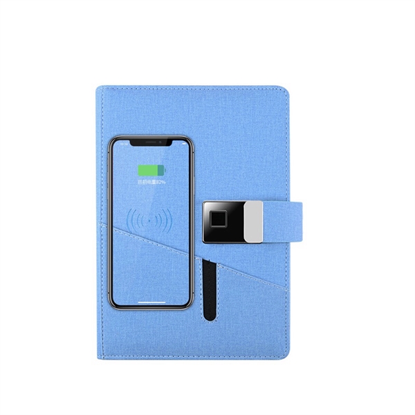 10000 mAh Fingerprint Lock a5 Notebook with USB Drive - 10000 mAh Fingerprint Lock a5 Notebook with USB Drive - Image 3 of 4