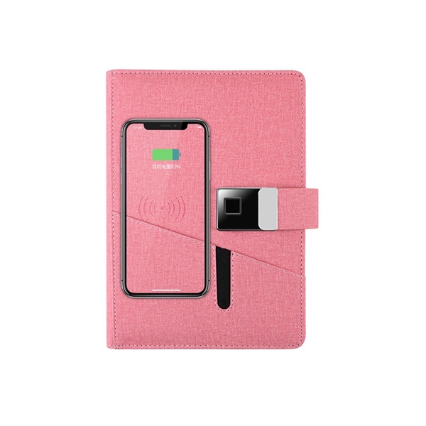 10000 mAh Fingerprint Lock a5 Notebook with USB Drive - 10000 mAh Fingerprint Lock a5 Notebook with USB Drive - Image 4 of 4