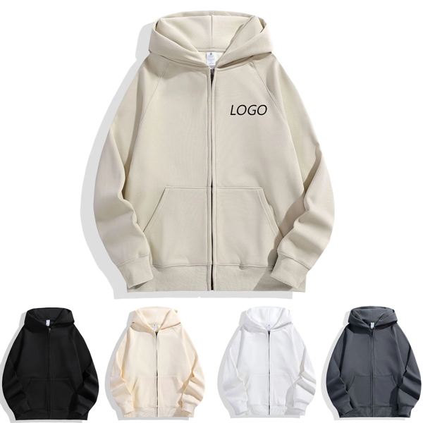 Cotton Hooded Sweatshirt - Cotton Hooded Sweatshirt - Image 0 of 4
