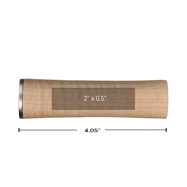 Bucktown Wooden Cylinder Power Bank - Bucktown Wooden Cylinder Power Bank - Image 4 of 4