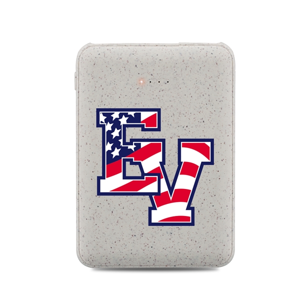 Spelt Eco-Friendly 5000mAh Power Bank - Spelt Eco-Friendly 5000mAh Power Bank - Image 1 of 6