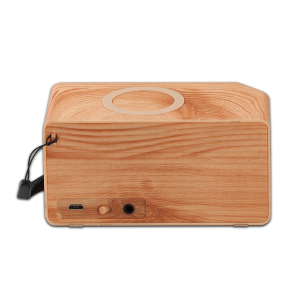 York Eco-Friendly Speaker and Wireless Charger - York Eco-Friendly Speaker and Wireless Charger - Image 2 of 6