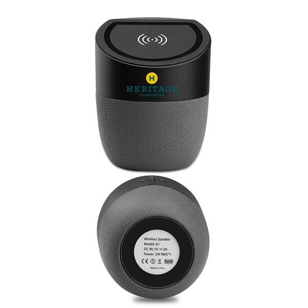 Pod Wireless Charger Bluetooth Speaker - Pod Wireless Charger Bluetooth Speaker - Image 4 of 7