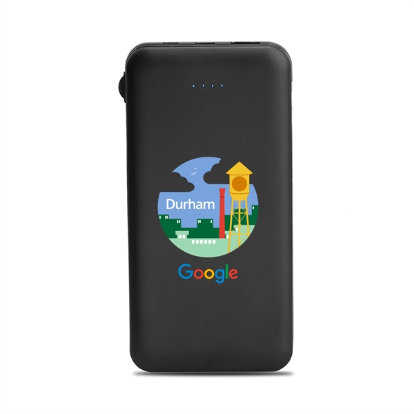 Dion 10000mAh Power Bank with Built-in Cable - Dion 10000mAh Power Bank with Built-in Cable - Image 1 of 6