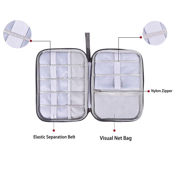Electronics Travel Organizer Bag - Electronics Travel Organizer Bag - Image 2 of 3