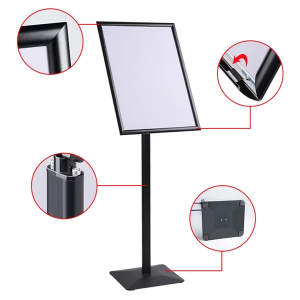Pedestal Sign Holder Floor Stand - Pedestal Sign Holder Floor Stand - Image 1 of 3