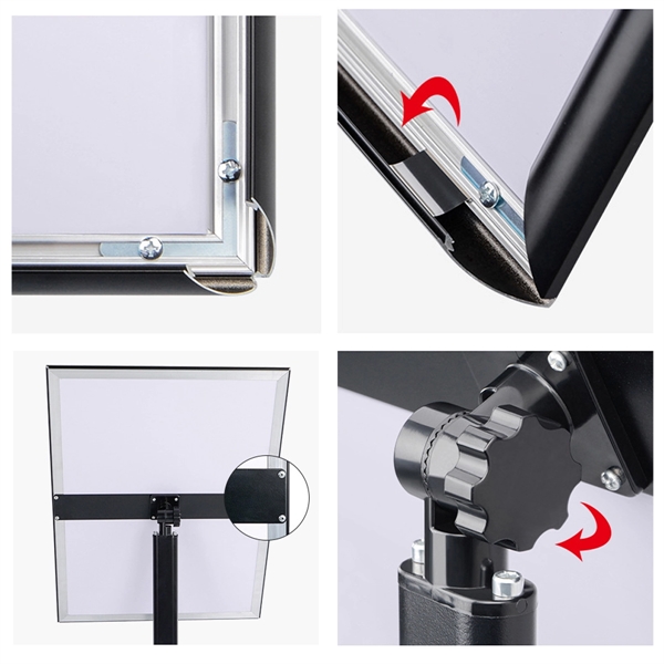 Pedestal Sign Holder Floor Stand - Pedestal Sign Holder Floor Stand - Image 3 of 3