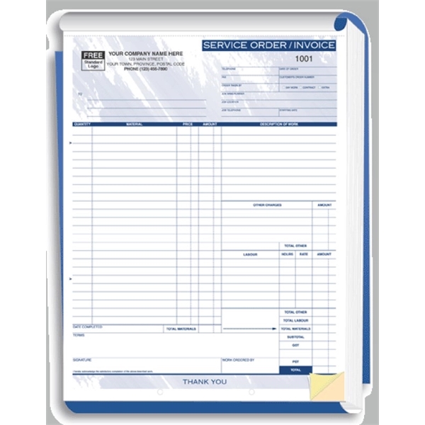 Large Service Order / Invoice Books - Large Service Order / Invoice Books - Image 0 of 0