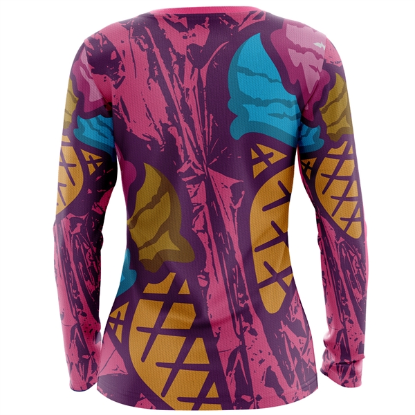 Women's 180 GSM Spandex Milk Silk Long Sleeve T-Shirt - Women's 180 GSM Spandex Milk Silk Long Sleeve T-Shirt - Image 1 of 1