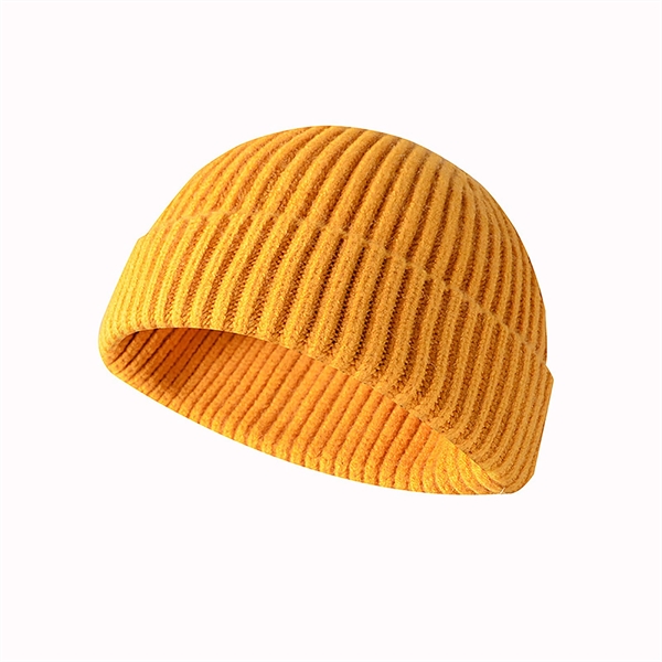 Winter Knitted Fisherman Beanie Hat w/Cuff - Winter Knitted Fisherman Beanie Hat w/Cuff - Image 3 of 16