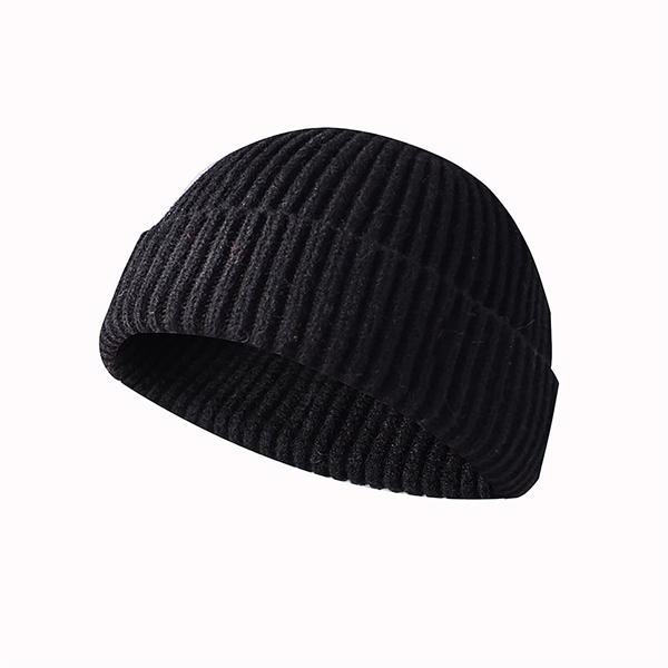 Winter Knitted Fisherman Beanie Hat w/Cuff - Winter Knitted Fisherman Beanie Hat w/Cuff - Image 4 of 16