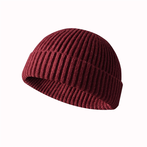 Winter Knitted Fisherman Beanie Hat w/Cuff - Winter Knitted Fisherman Beanie Hat w/Cuff - Image 6 of 16