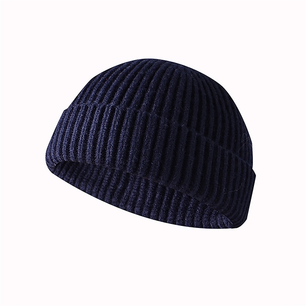 Winter Knitted Fisherman Beanie Hat w/Cuff - Winter Knitted Fisherman Beanie Hat w/Cuff - Image 7 of 16