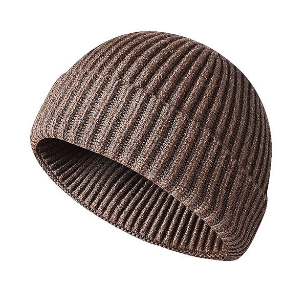 Winter Knitted Fisherman Beanie Hat w/Cuff - Winter Knitted Fisherman Beanie Hat w/Cuff - Image 12 of 16