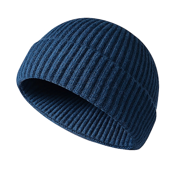 Winter Knitted Fisherman Beanie Hat w/Cuff - Winter Knitted Fisherman Beanie Hat w/Cuff - Image 15 of 16