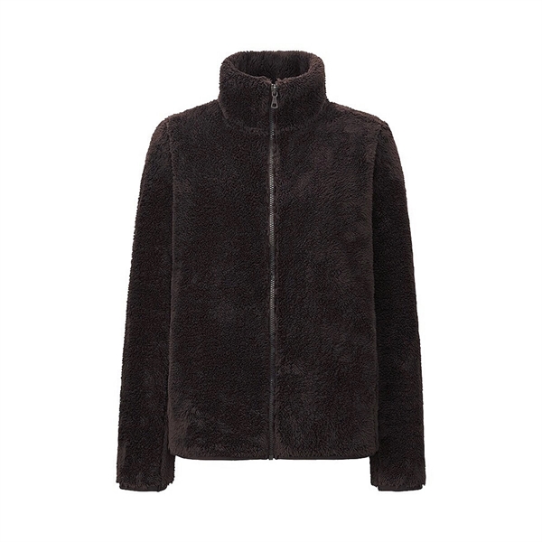 Women's Full Zip Winter Polar Fleece Fuzzy Jacket - Women's Full Zip Winter Polar Fleece Fuzzy Jacket - Image 10 of 18