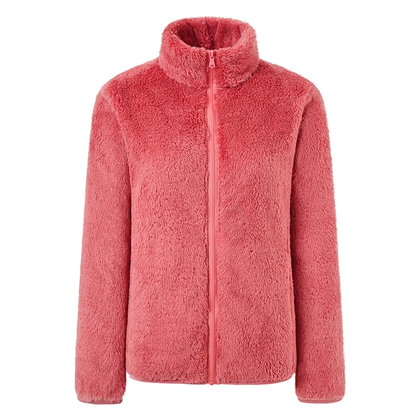 Women's Full Zip Winter Polar Fleece Fuzzy Jacket - Women's Full Zip Winter Polar Fleece Fuzzy Jacket - Image 11 of 18