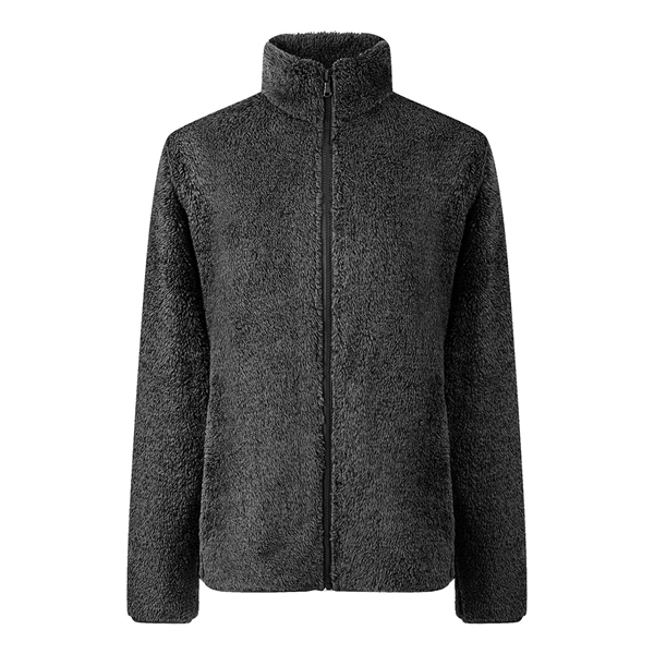 Women's Full Zip Winter Polar Fleece Fuzzy Jacket - Women's Full Zip Winter Polar Fleece Fuzzy Jacket - Image 18 of 18