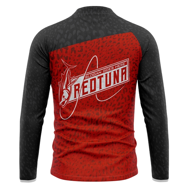 Unisex 170 GSM Fishing Long Sleeve Quater Zipper Shirt - Unisex 170 GSM Fishing Long Sleeve Quater Zipper Shirt - Image 1 of 1