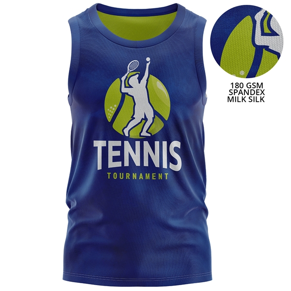 Youth 180 GSM Spandex Milk Silk Sublimation Sleeveless Tank - Youth 180 GSM Spandex Milk Silk Sublimation Sleeveless Tank - Image 0 of 1