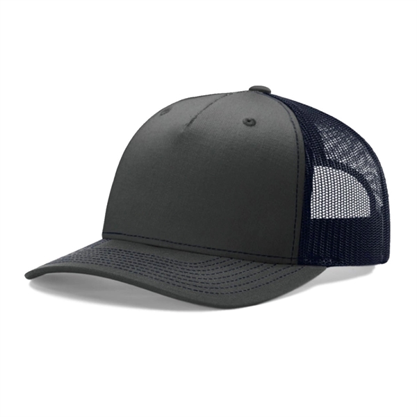 Richardson® 5 Panel Trucker Snapback Hat - Richardson® 5 Panel Trucker Snapback Hat - Image 1 of 12