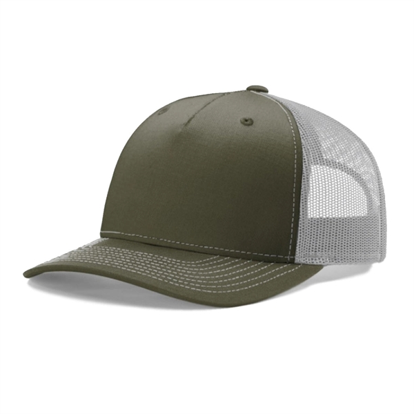 Richardson® 5 Panel Trucker Snapback Hat - Richardson® 5 Panel Trucker Snapback Hat - Image 4 of 12