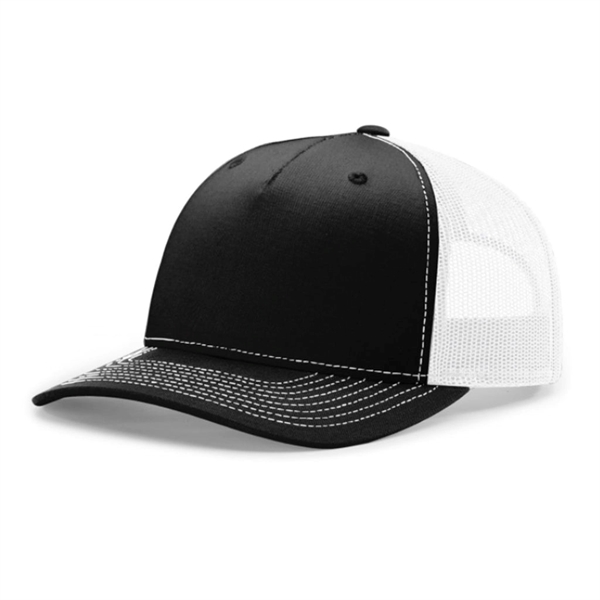 Richardson® 5 Panel Trucker Snapback Hat - Richardson® 5 Panel Trucker Snapback Hat - Image 5 of 12