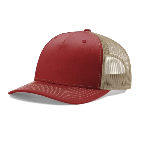 Richardson® 5 Panel Trucker Snapback Hat - Richardson® 5 Panel Trucker Snapback Hat - Image 6 of 12