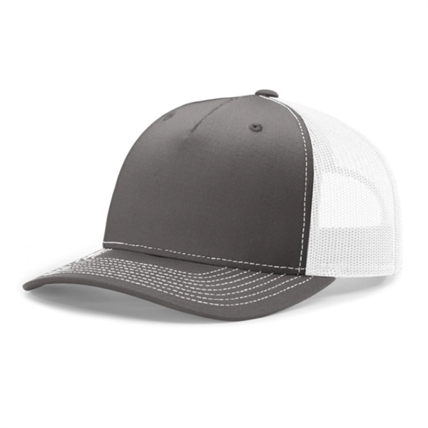 Richardson® 5 Panel Trucker Snapback Hat - Richardson® 5 Panel Trucker Snapback Hat - Image 8 of 12