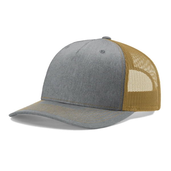 Richardson® 5 Panel Trucker Snapback Hat - Richardson® 5 Panel Trucker Snapback Hat - Image 10 of 12