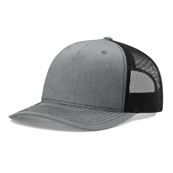 Richardson® 5 Panel Trucker Snapback Hat - Richardson® 5 Panel Trucker Snapback Hat - Image 11 of 12