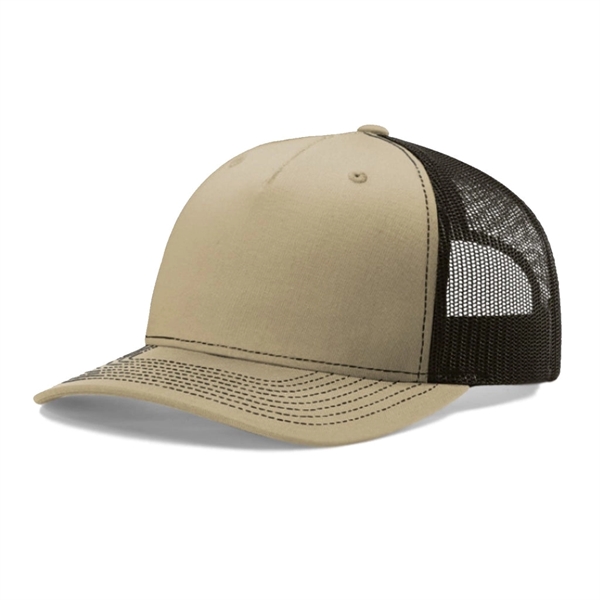 Richardson® 5 Panel Trucker Snapback Hat - Richardson® 5 Panel Trucker Snapback Hat - Image 12 of 12