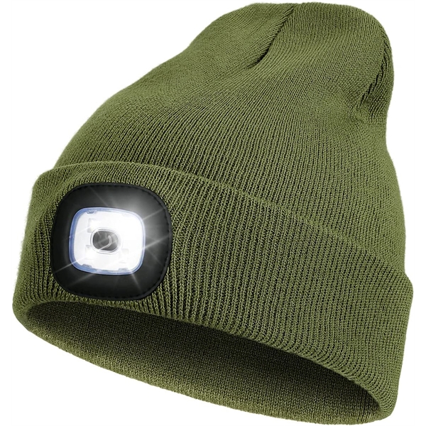 LED Beanie with Light - LED Beanie with Light - Image 6 of 6