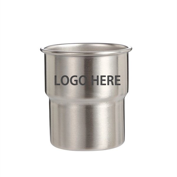10 Oz. Stackable Stainless Steel Camping Cup - 10 Oz. Stackable Stainless Steel Camping Cup - Image 0 of 4