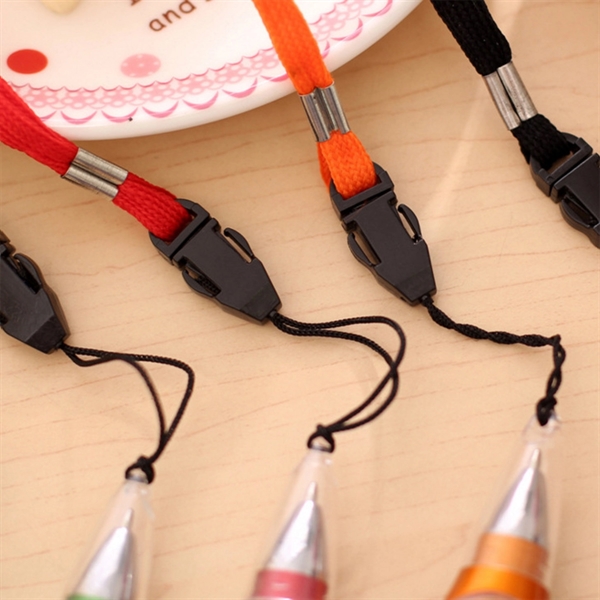 LED Sticky Note Ballpoint Pen With Lanyard - LED Sticky Note Ballpoint Pen With Lanyard - Image 1 of 4