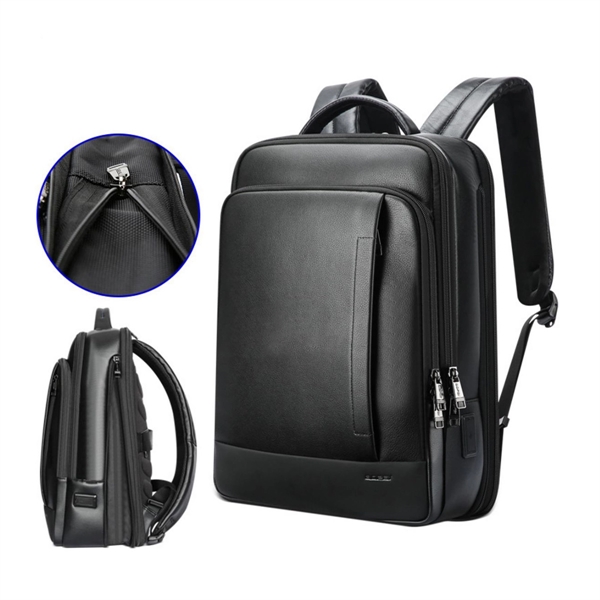 Business Leather Backpack - Business Leather Backpack - Image 0 of 2