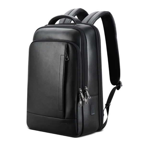 Business Leather Backpack - Business Leather Backpack - Image 1 of 2