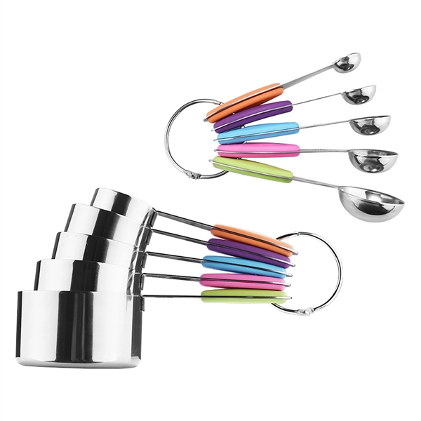 Measuring Cups And Spoons Set Stainless Steel - Measuring Cups And Spoons Set Stainless Steel - Image 2 of 3