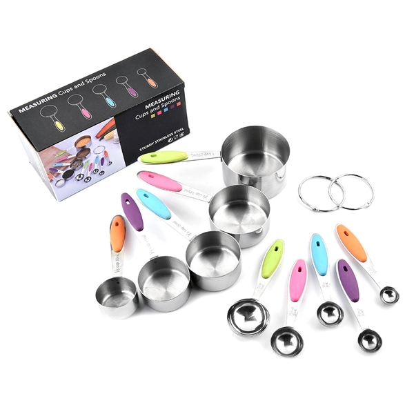 Measuring Cups And Spoons Set Stainless Steel - Measuring Cups And Spoons Set Stainless Steel - Image 3 of 3