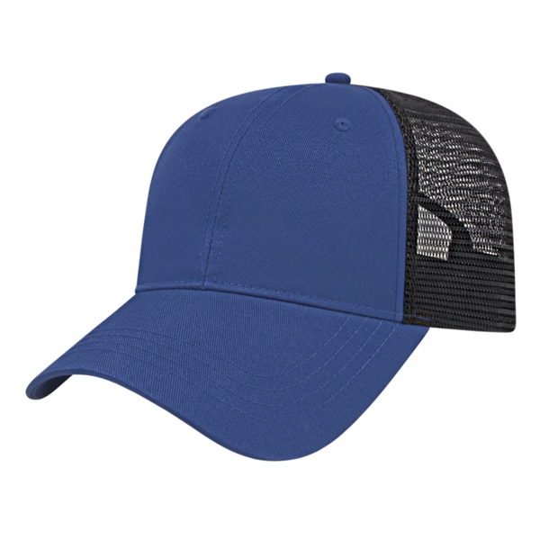 X-Tra Value Polyester Trucker Mesh Back Cap - X-Tra Value Polyester Trucker Mesh Back Cap - Image 4 of 6