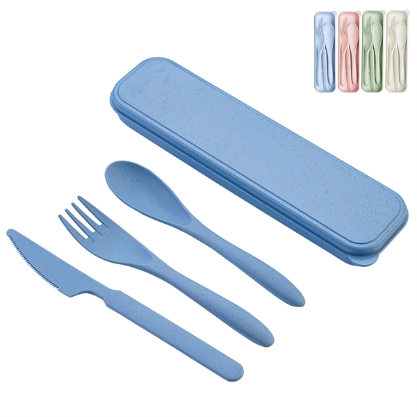 Portable Wheat Straw Cutlery - Portable Wheat Straw Cutlery - Image 0 of 3