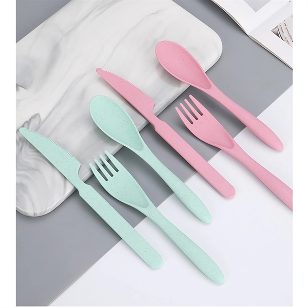 Portable Wheat Straw Cutlery - Portable Wheat Straw Cutlery - Image 2 of 3