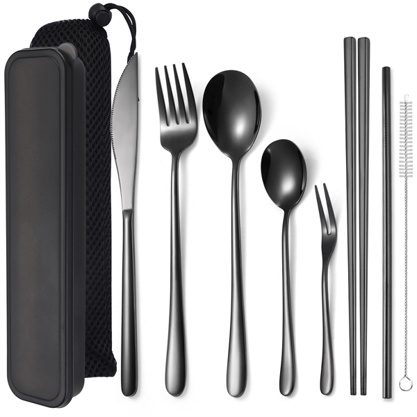 Travel Cutlery Flatware Set - Travel Cutlery Flatware Set - Image 0 of 4