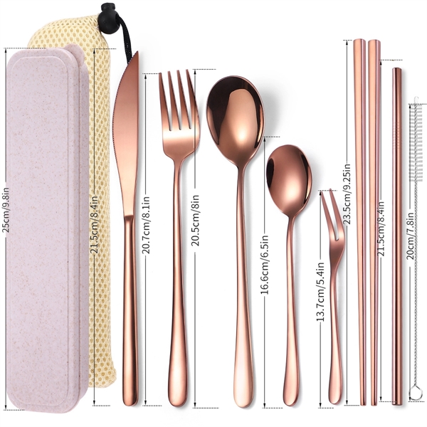 Travel Cutlery Flatware Set - Travel Cutlery Flatware Set - Image 1 of 4