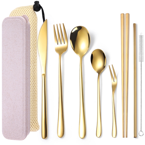 Travel Cutlery Flatware Set - Travel Cutlery Flatware Set - Image 4 of 4